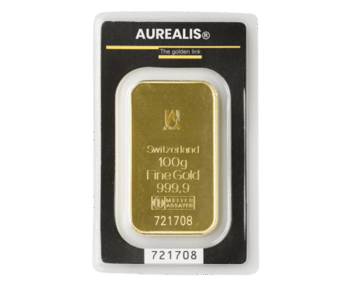 lingote-de-oro-100gr Imagen de un Gold bar de 100 Gramos