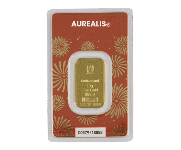 Lingote de Oro de 10 Gramos conmemorativo del año de la serpiente