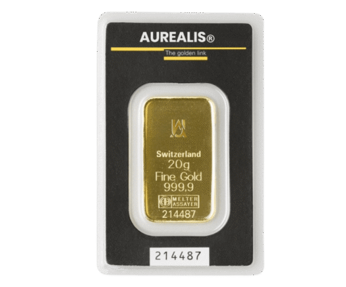 Lingote de oro de 20g