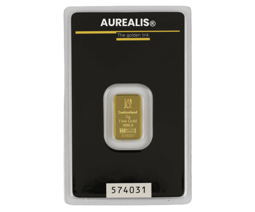 Imagen de Lingote de oro de inversión de 2gr